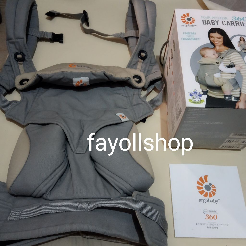 Ergobaby 360 4-position Original - Grey (Abu-abu)