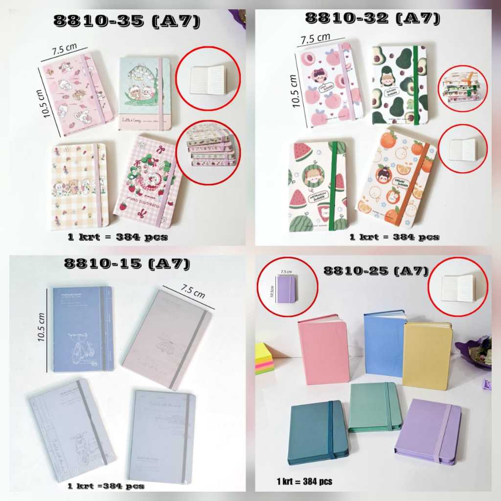 

Buku Notes Catatan Agenda Tali A7 Hard Cover Tebal Motif Aesthetic Simple Kendaraan Vehicles Beruang Bear Momo Buah Fruit