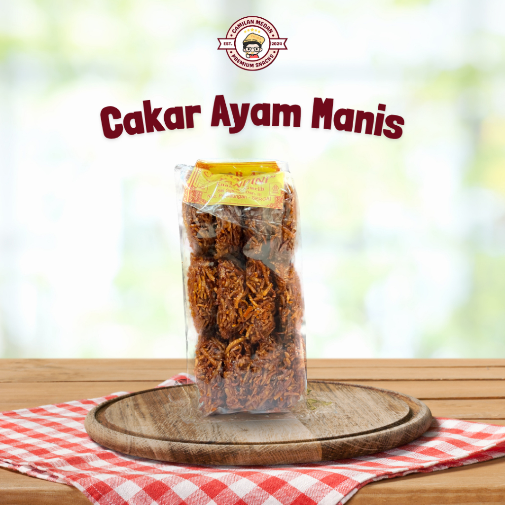 

Cakar Ayam Manis / Kue Cakar Ayam Isi 12 pcs | Camilan Medan