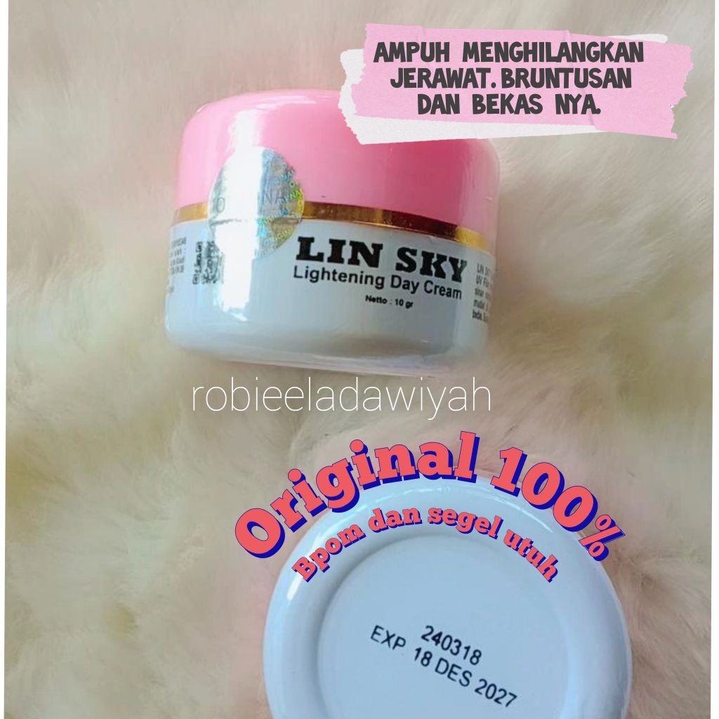 linsky tutup pink/linsky lightening day cream bpom/linsky bpom