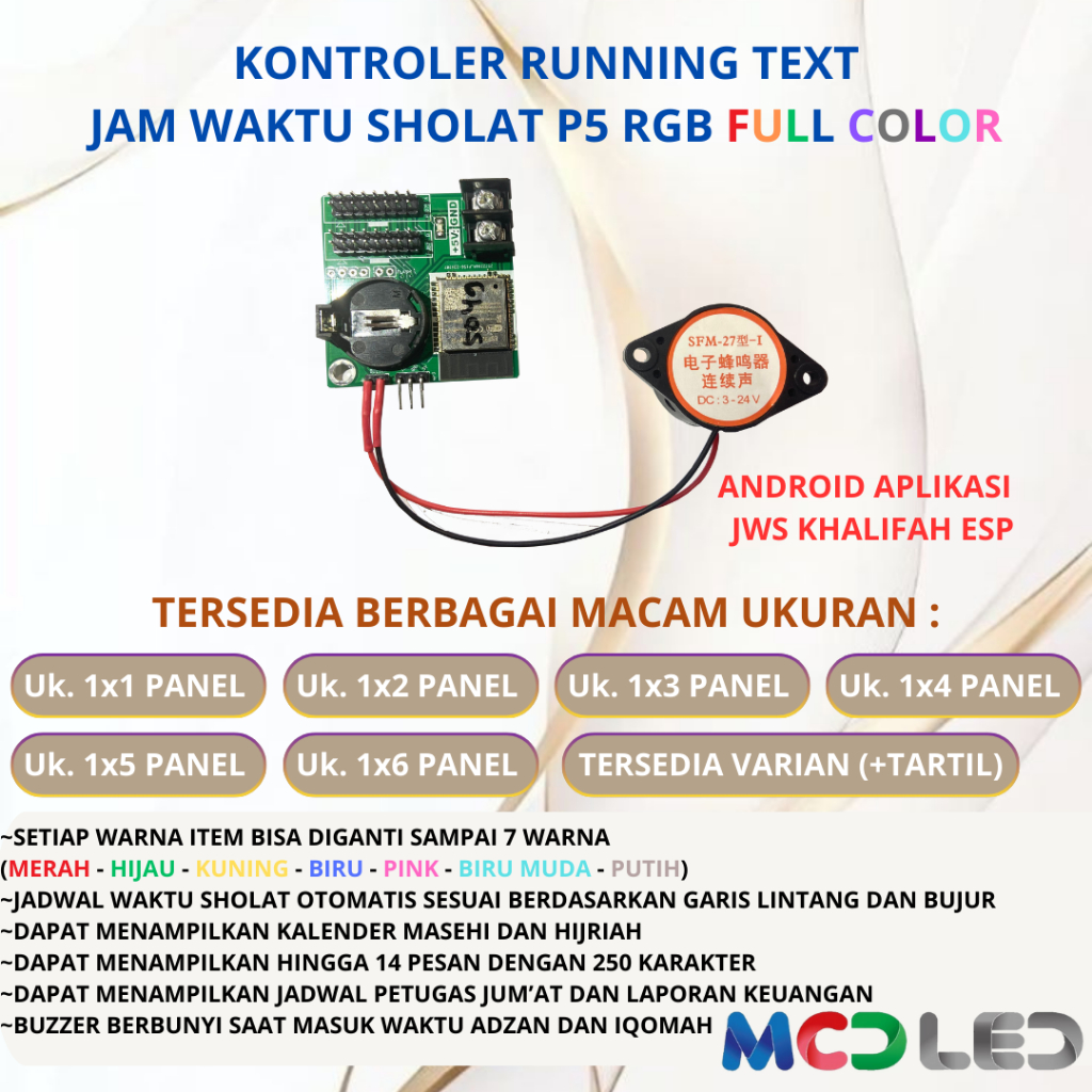 KONTROLER JWS WIFI P5 RGB