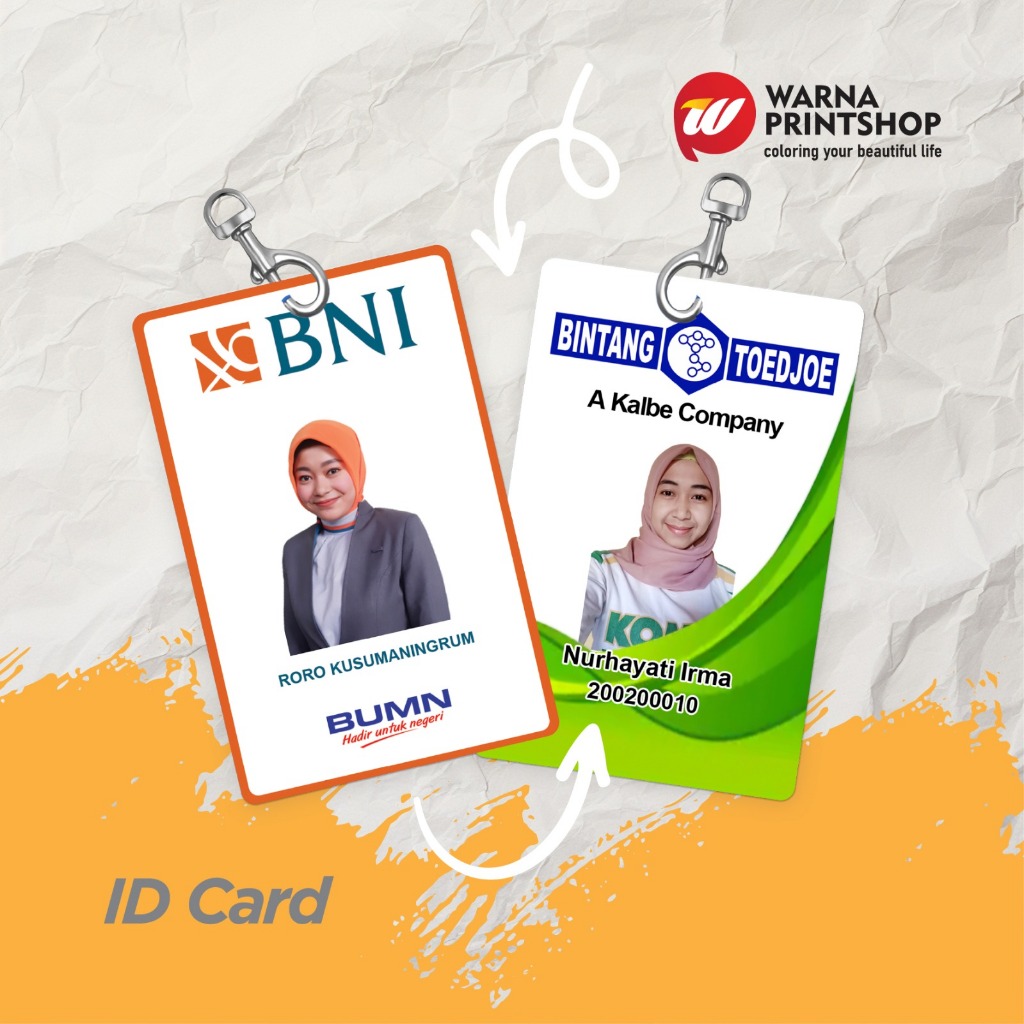 

CETAK IDCARD FULL COLOR 1 SISI / 2 SISI