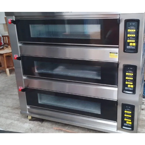 Gas Baking Oven GETRA RFL-39GD / RFL39GD / RFL 39 GD OVEN GETRA 3 DECK 9 TRAY