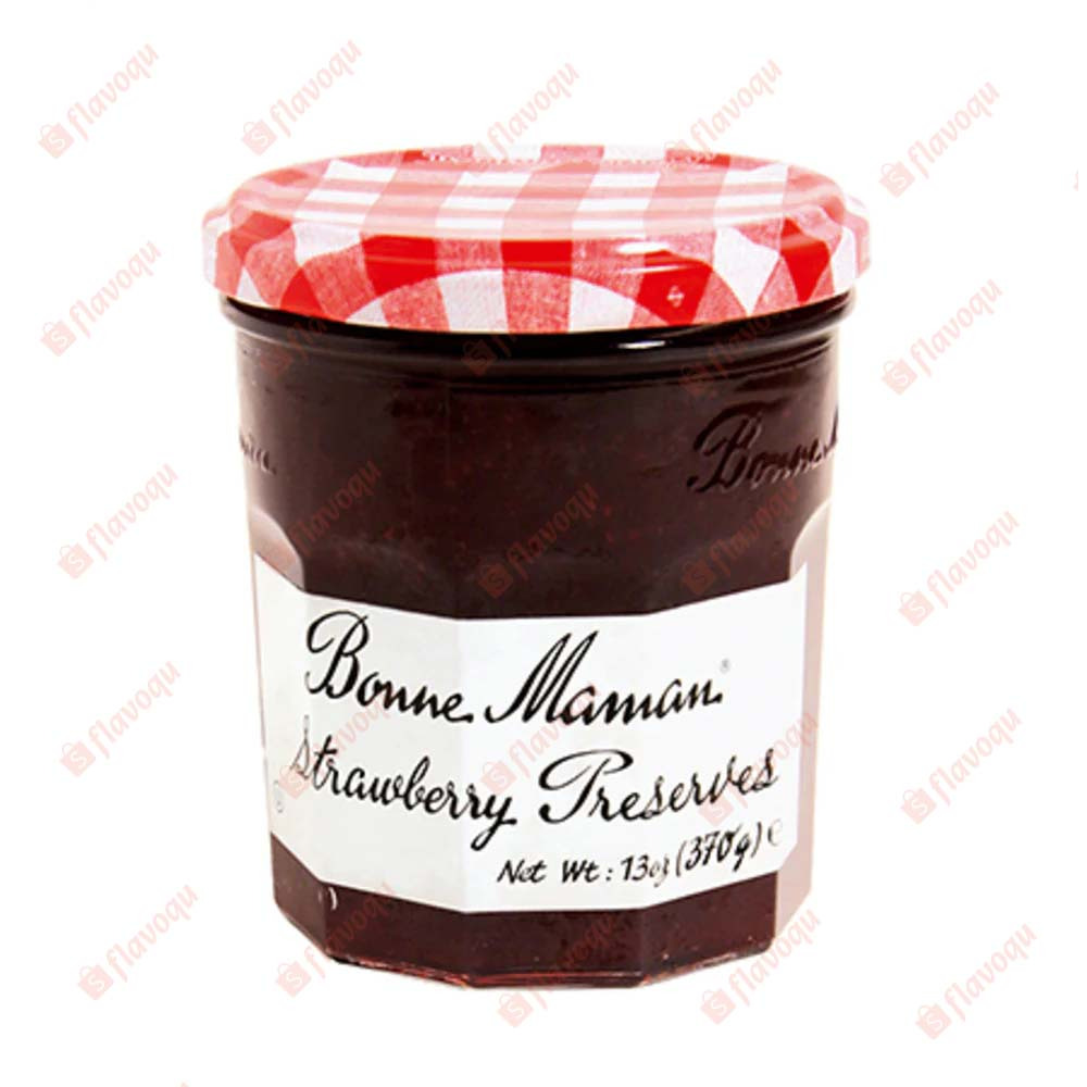 

BONNE MAMAN JAM FRUITS 370 GR JAR / Bonne Maman Strawberry Preserves Jam Selai Strawbery Toples Kaca