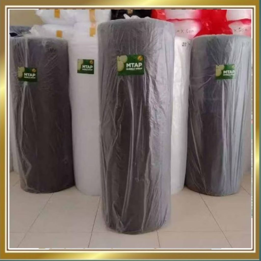

Bubble Wrap Hitam MTAP 5mm x 1.25m x 50m (Kuat, Tebal & Anti Robek) / Pembungkus Paket Aman