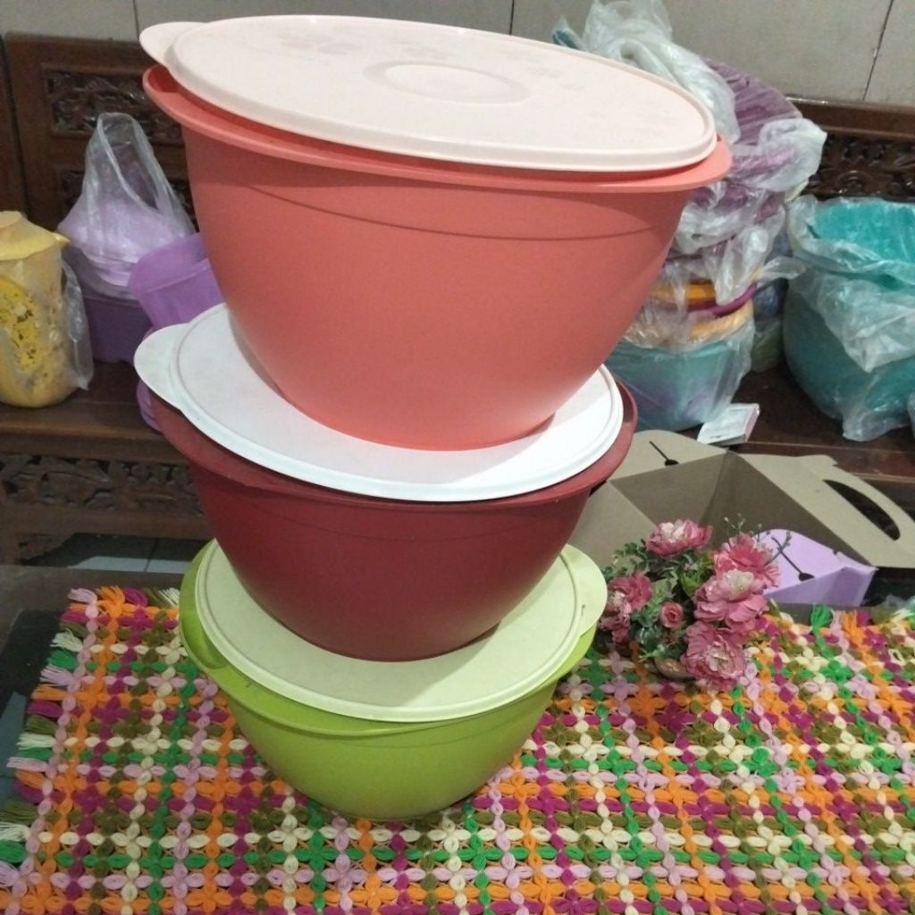 Legacy bowl 10 L hijau atau merah atau guava