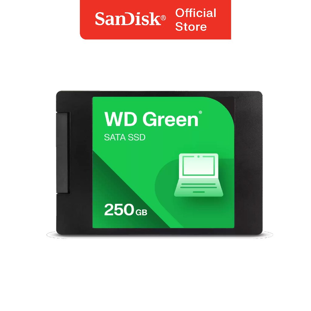 WD Green SSD Internal 250GB / 480GB / 1TB / 2TB SATA III 2.5 Inch 7mm