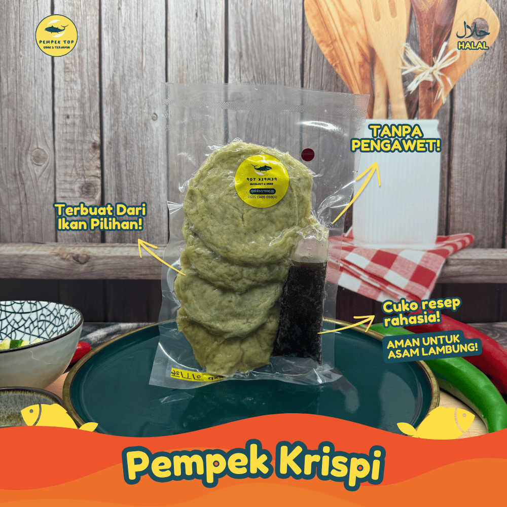 

Pempek Krispi Palembang Asli | Cuko Khas Palembang | Frozen Food Enak & Praktis Tinggal Goreng