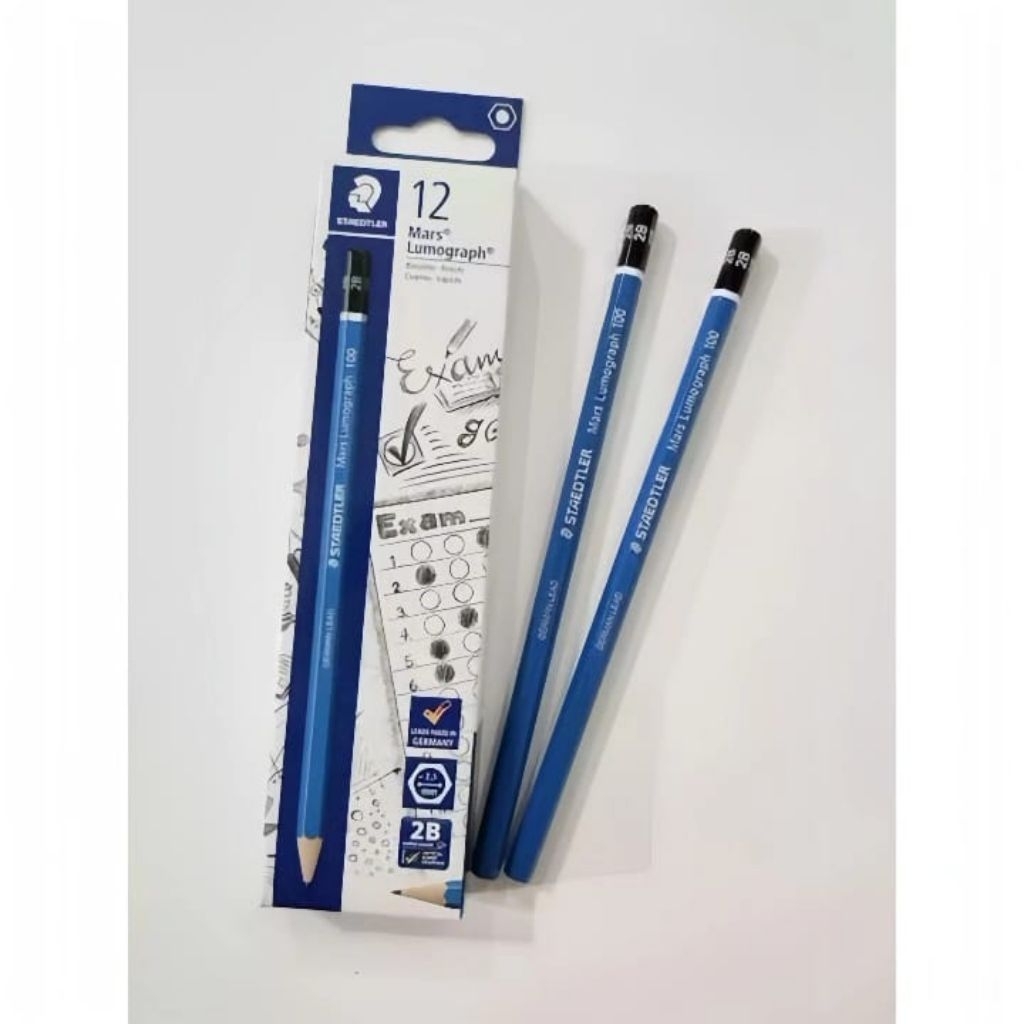 

1 Pack Pensil STAEDLER 2B Ujian Computer (12Pcs)