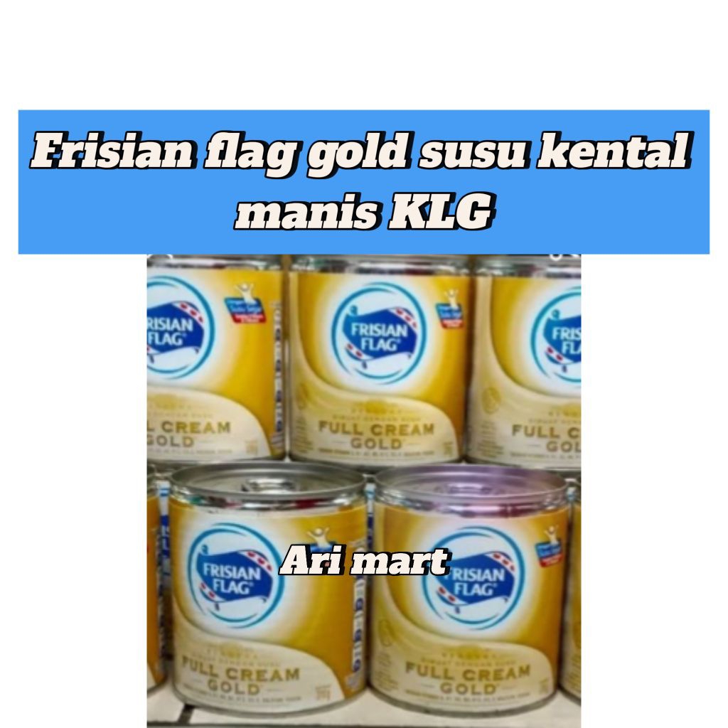 

Frisian Flag Gold Susu Kental Manis Kaleng 370g – Full Cream Original