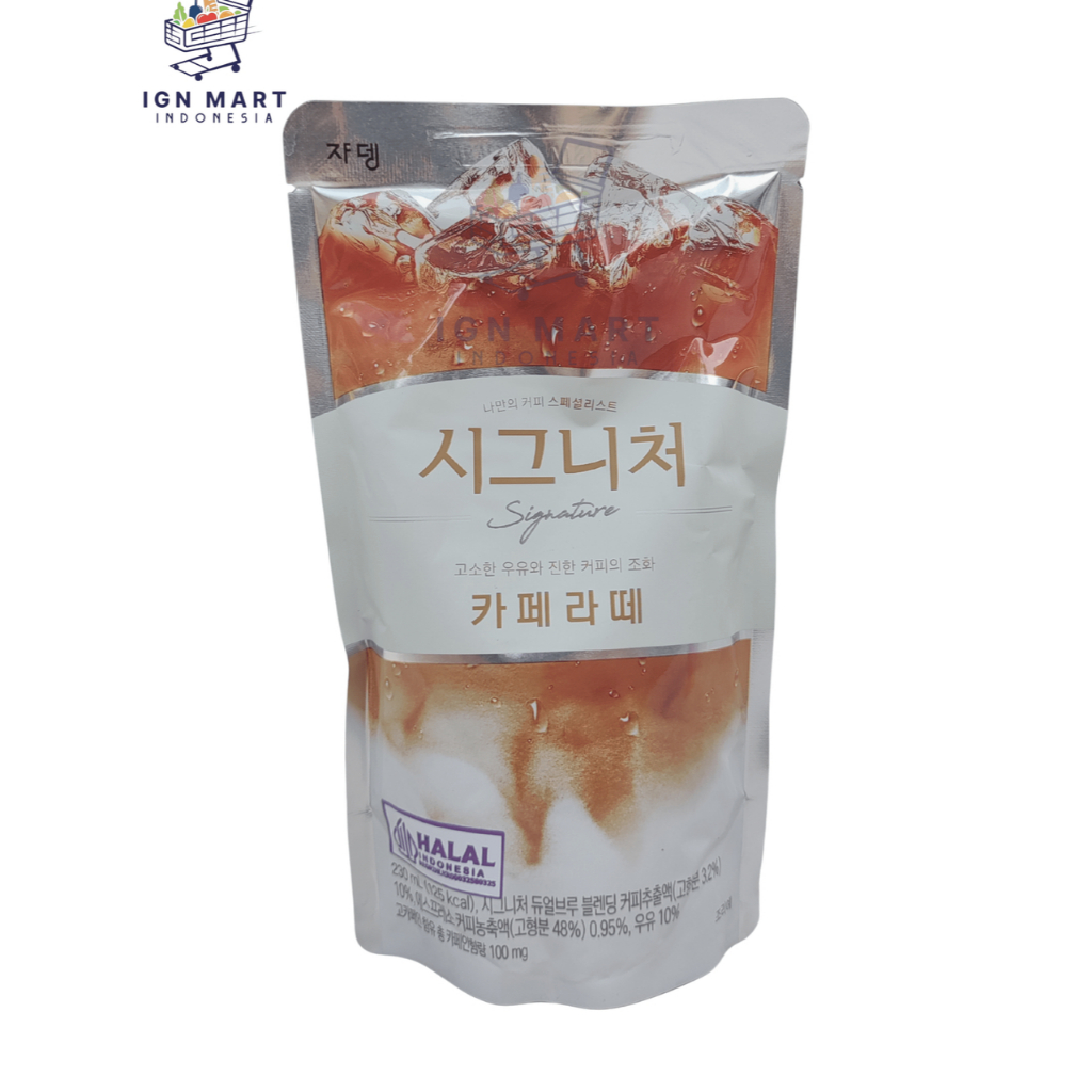 

JARDIN SIGNATURE CAFE LATTE 230ML | INSTANT KOREAN COFFEE DRINK POUCH