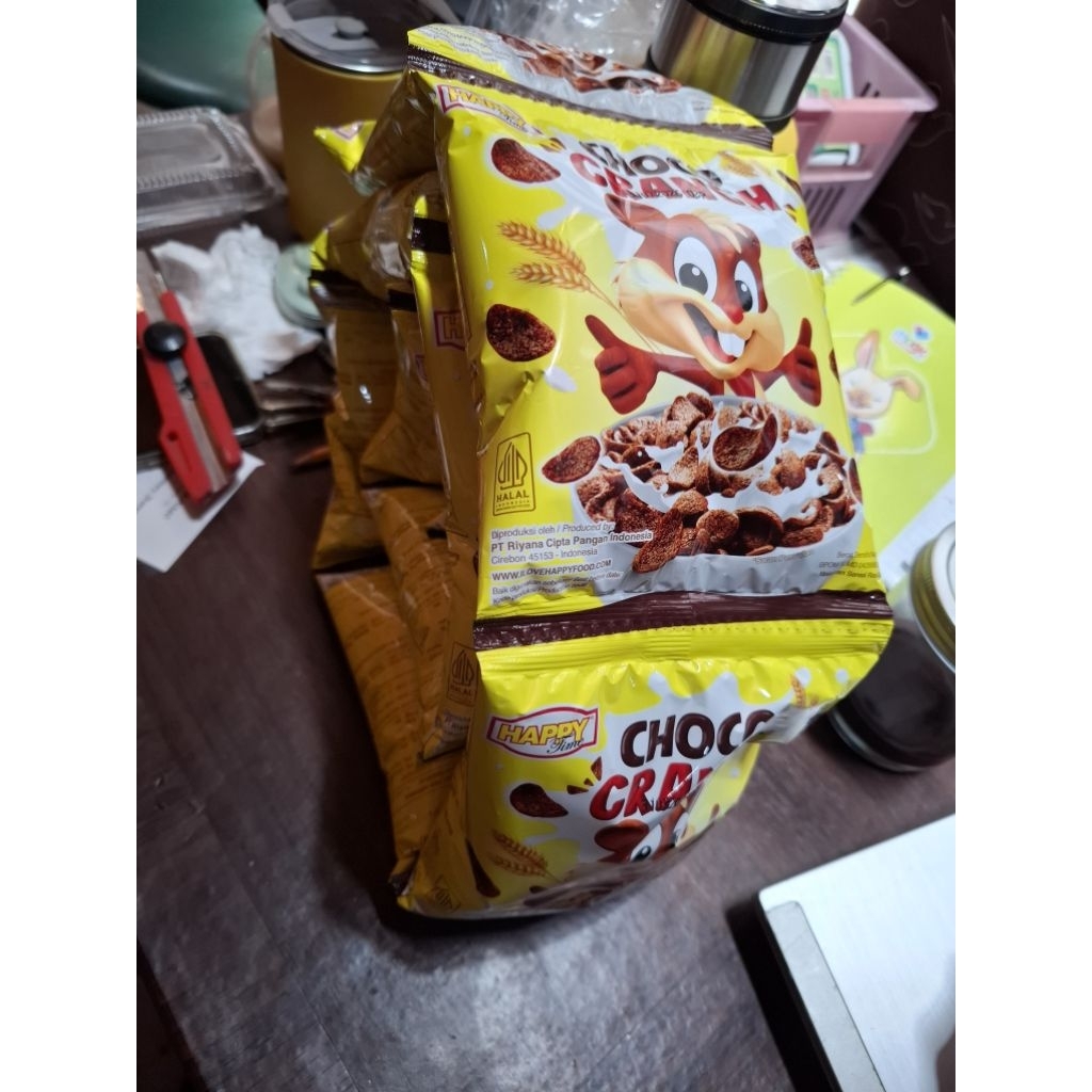 

HAPPY CHOCO CRANCH 30 GRAM INI 10 BUNGKUS