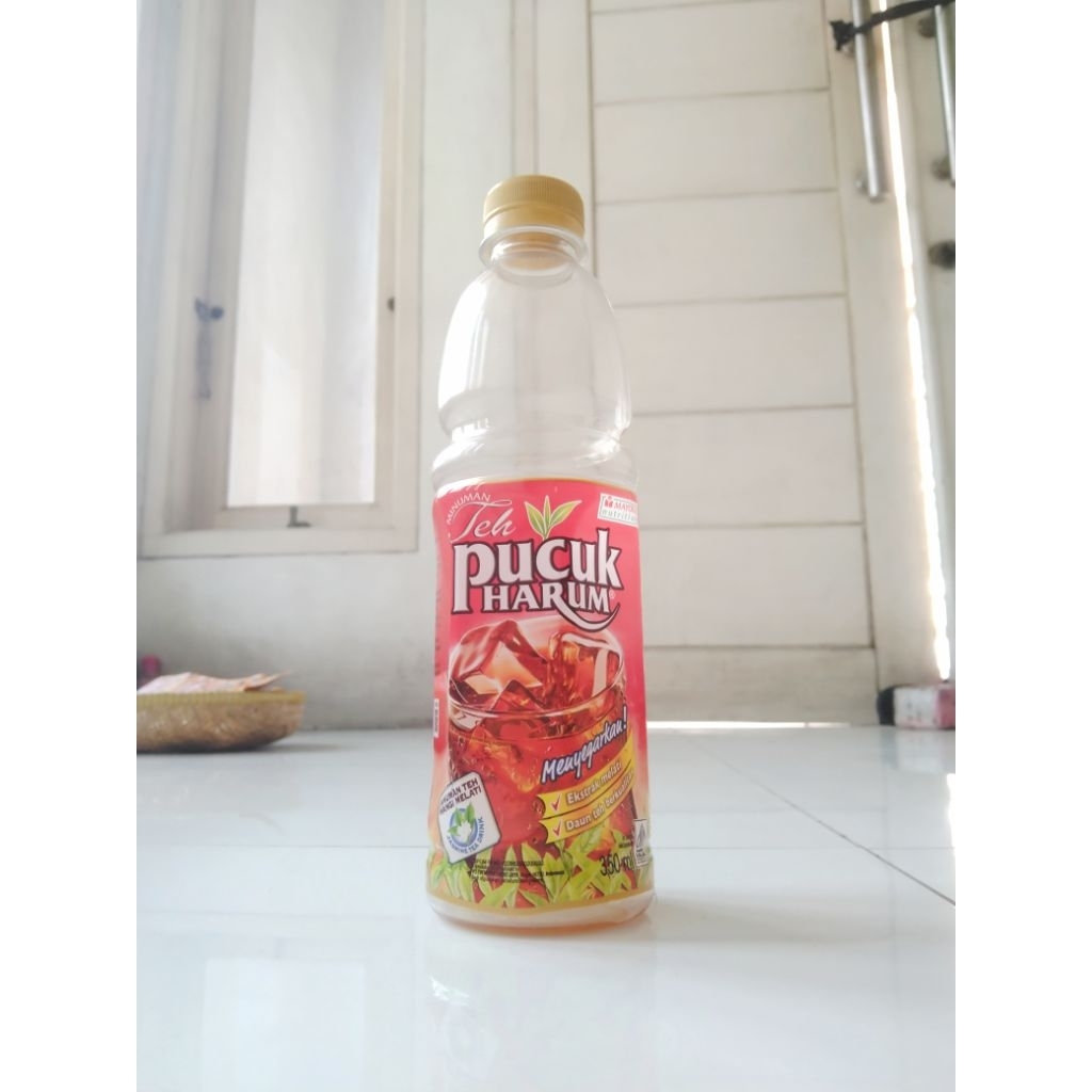 

BOTOL KOSONG/BEKAS TEH PUCUK HARUM 350 ML BERSIH