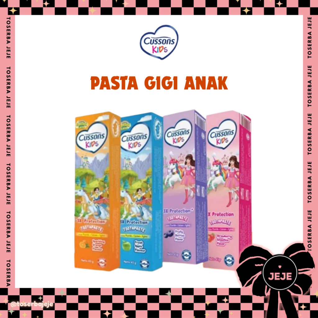 Cussons Kids Toothpaste 45gr / Tooth Brush | Sikat Gigi / Odol anak cusson