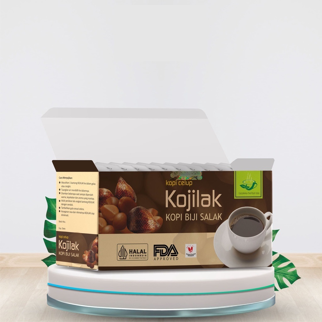 

Minuman Kesehatan Kojilak Kopi Biji Salak Tazakka 20 Kantong Coffee Bag