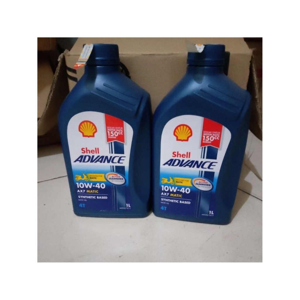 Oli shell advance AX 7 MATIC 1 liter