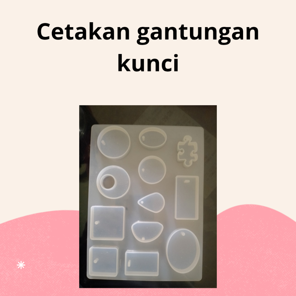 

Cetakan silikon resin Pendant