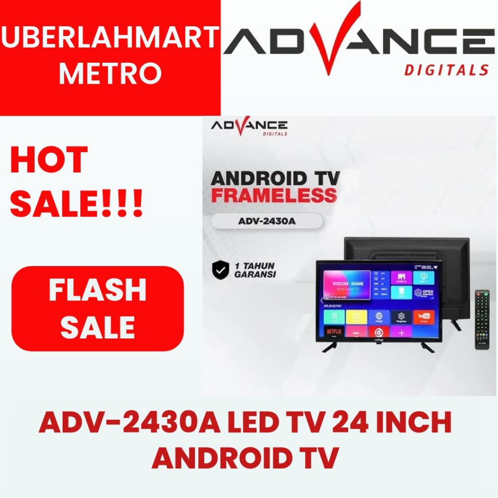 ADVANCE 24 INCHI ANDROID SMART TV