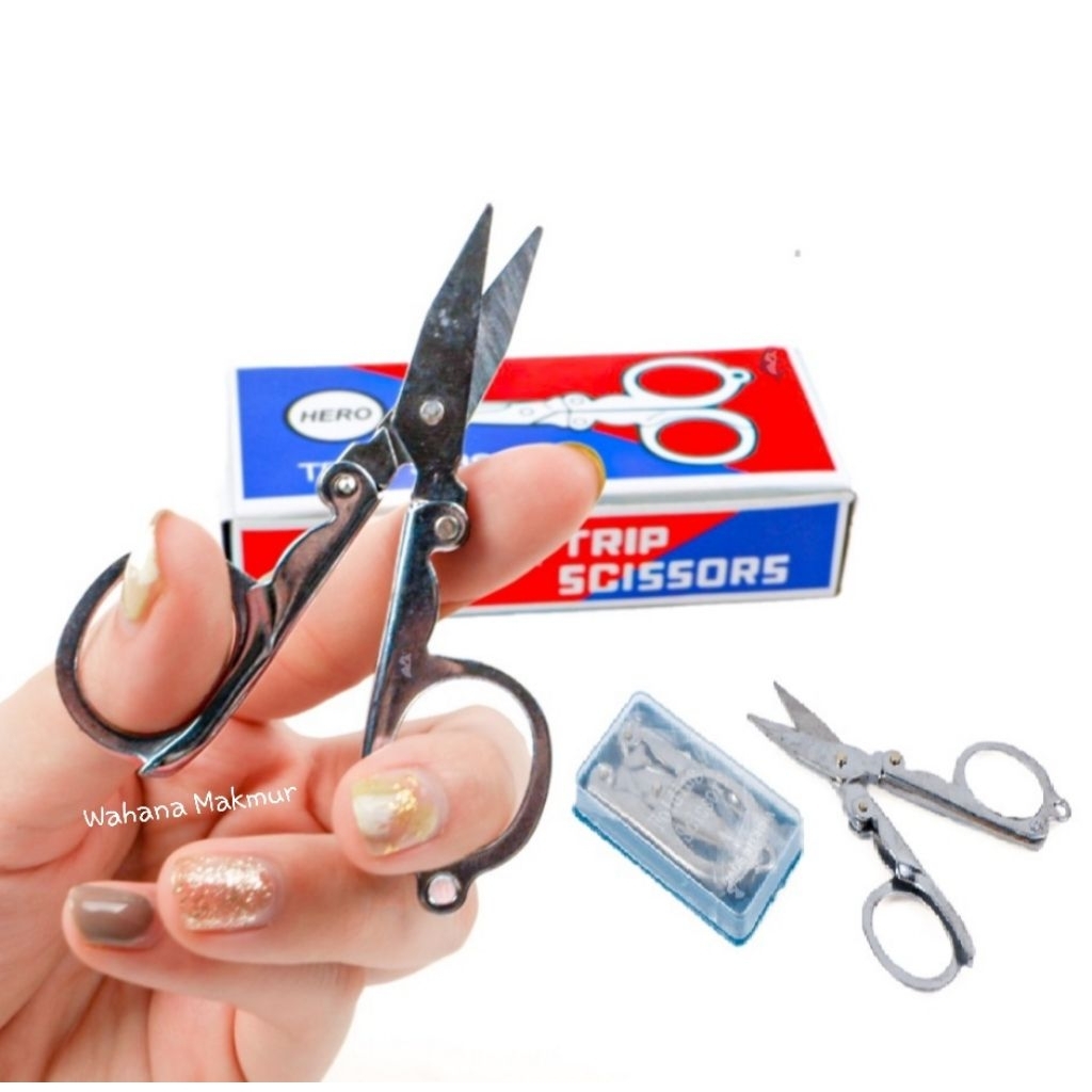 

Gunting lipat kecil/ Gunting besi lipat/ Gunting saku/ Gunting ibu hamil