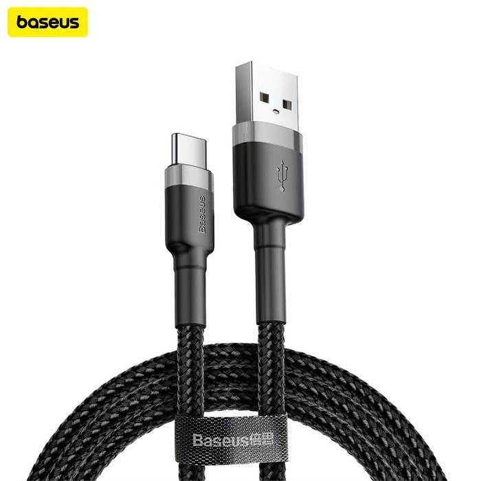 Baseus Cafule Kabel Charger USB A to Type C 1M - CATKLF-B Original