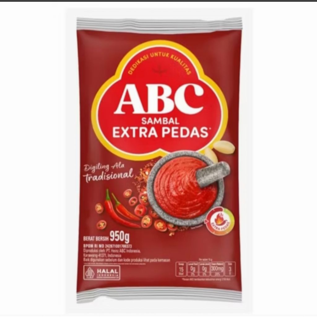 

ABC Saus Sambal Extra Pedas 950 g