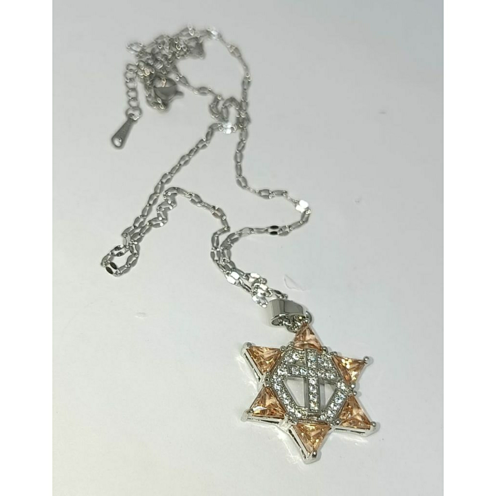 KALUNG BINTANG DAUD PEACH BESAR