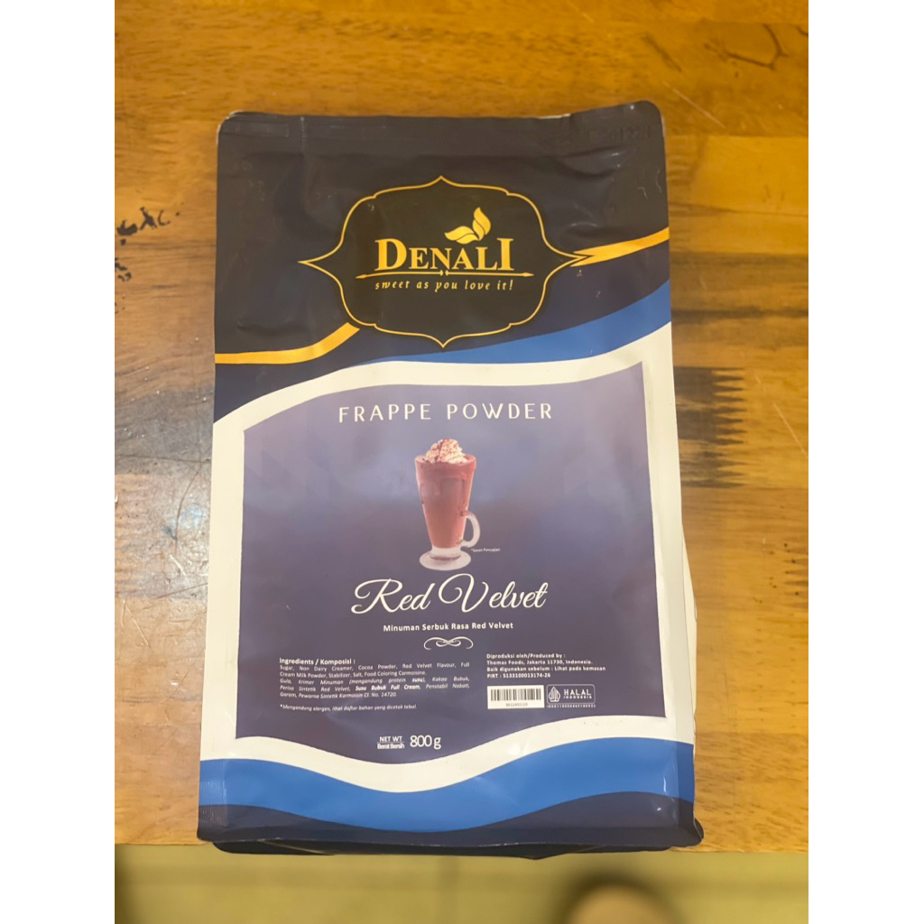 

Bubuk Powder Frappe Red Velvet Denali 800Grm