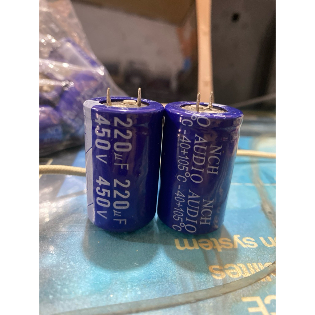 Elco 220uf 450v NCH AUDIO