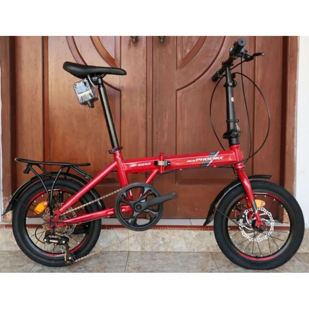 SEPEDA LIPAT PHOENIX 16 INCH CAKRAM 7SP HARGA PROMO NEW