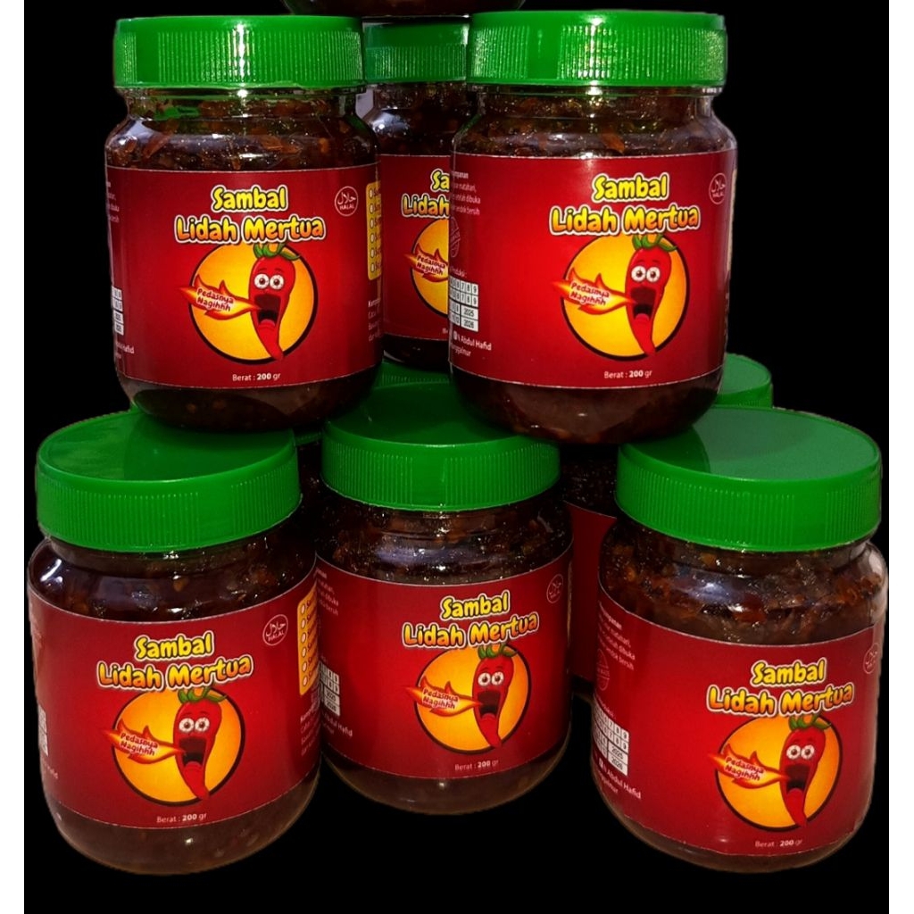 

Sambal LIDAH MERTUA Varian Cumi 200 gr