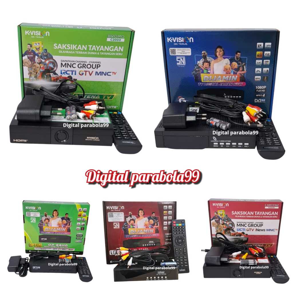 Receiver Kvision - Digital Receiver Kvision - Receiver Kvision Bromo Cartenz Gardiner Lgsat Optus Go