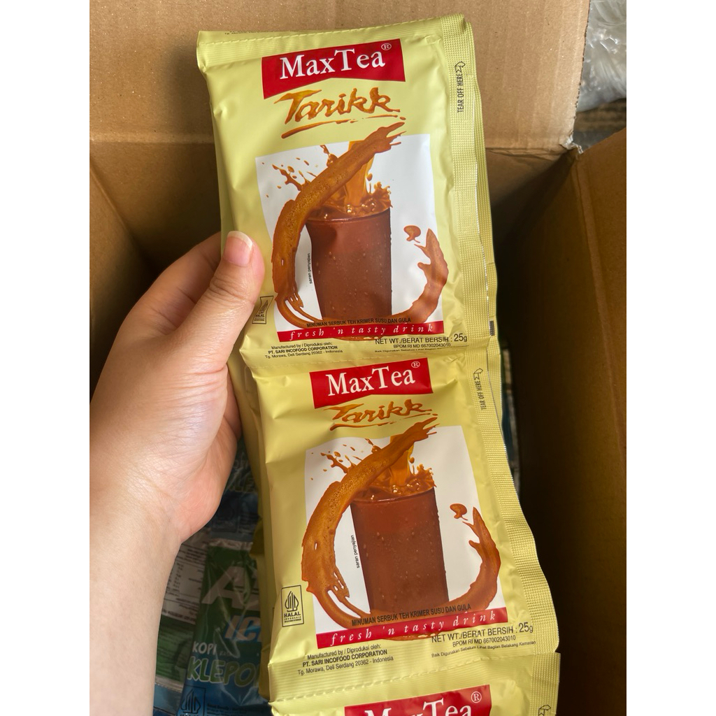

Max Tea Teh Tarik Instan 1renceng 10pcs