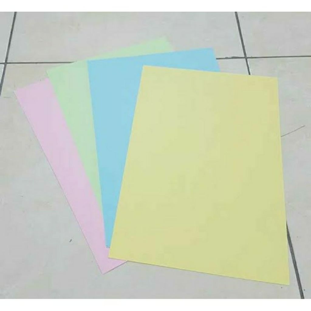 

50 LBR] HVS WARNA FOLIO / KERTAS WARNA F4 70GR