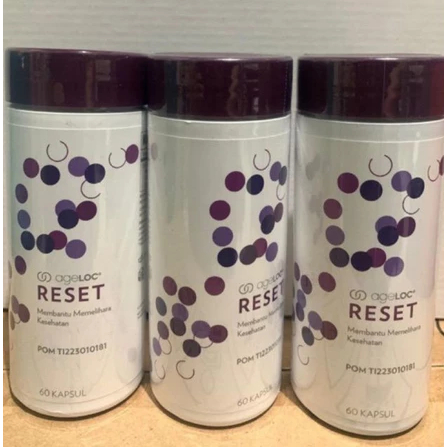 Suplemen Kesehatan Antioksidan Tubuh Kuat AGE LOC RESET