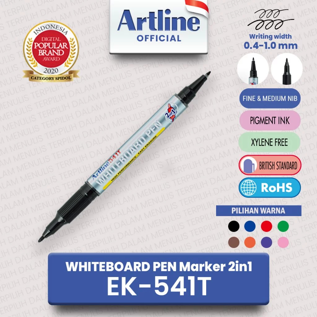 

(LIVE) ARTLINE Spidol Whiteboard Marker EK-541T