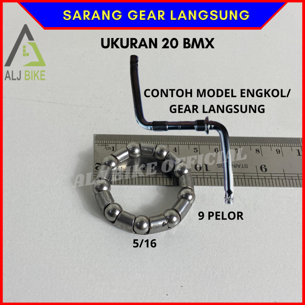 Sarang Lote Pedal Sepeda BMX 20 INCH GEAR LANGSUNG
