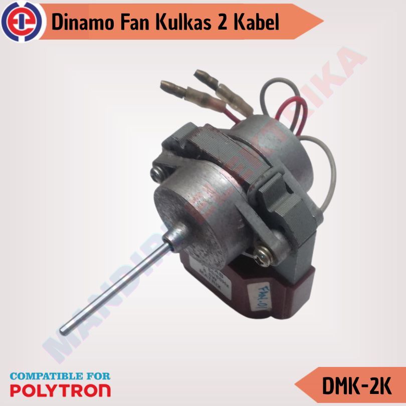 Dinamo Fan Kulkas 2 Kabel, Dinamo Kulkas Polytron, Motor Kipas Kulkas Multi Universal