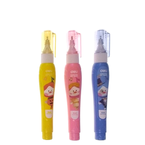 

Deli H10100 Correction Fluid Tipe X Cair Pulpen 8 ml - Yellow / Blue / Pink (Pcs)