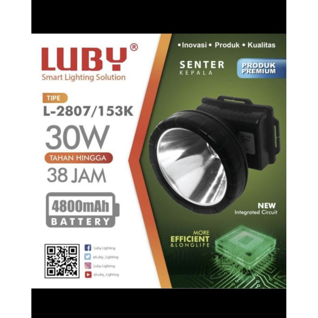 senter kepala luby 30 Watt L-2807/153K