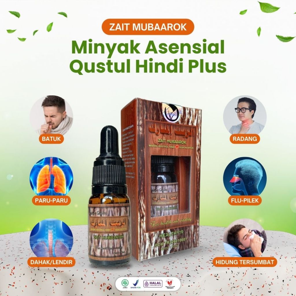 Pelega Nafas Zait Mubaarok / Zait Mubarok 100% Original Berbahan 7 Herbal Alami