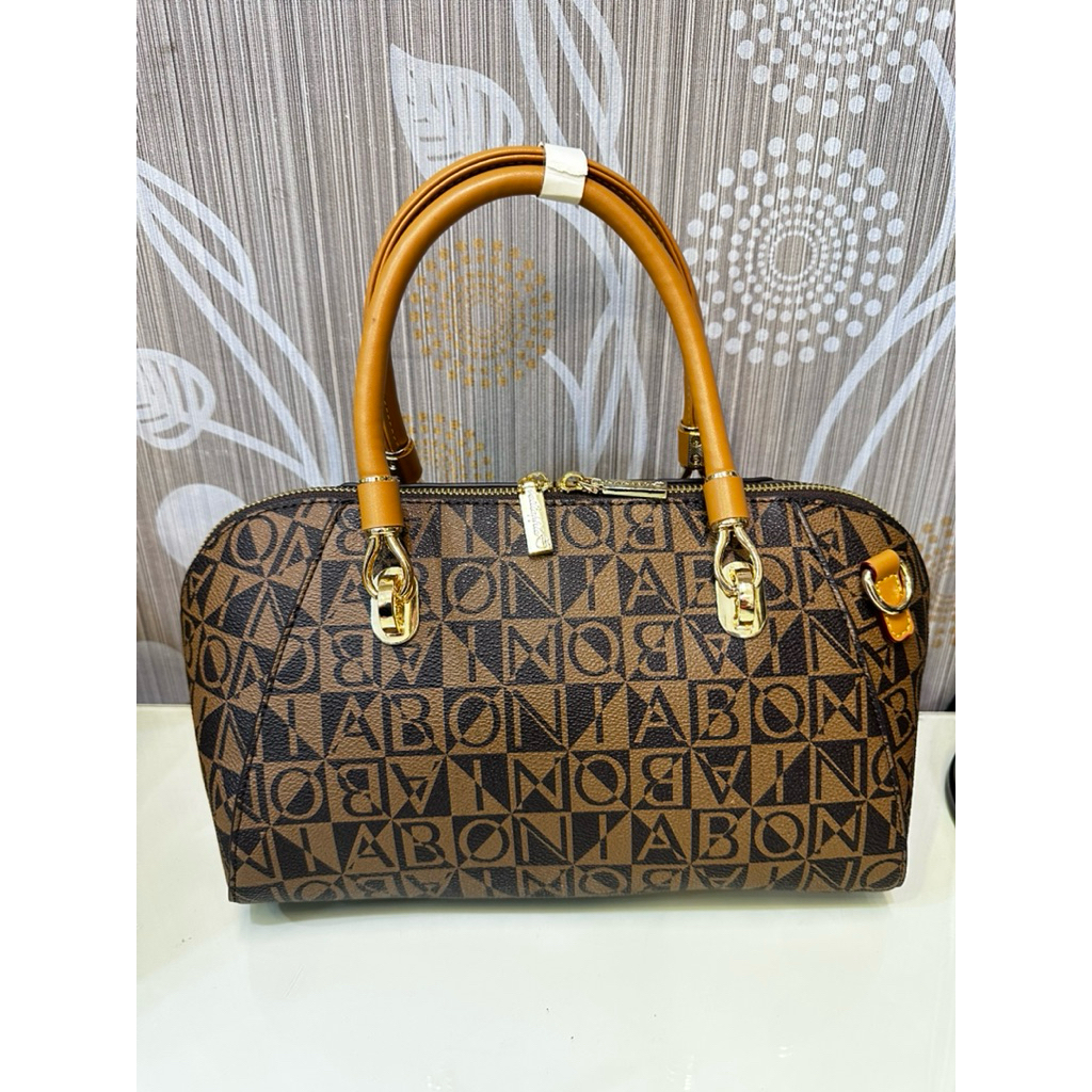 TAS WANITA FASHION BONIA* IMPORT MK FL GD 3RUANG FORMAL KANTOR TOP HANDLE SELEMPANG