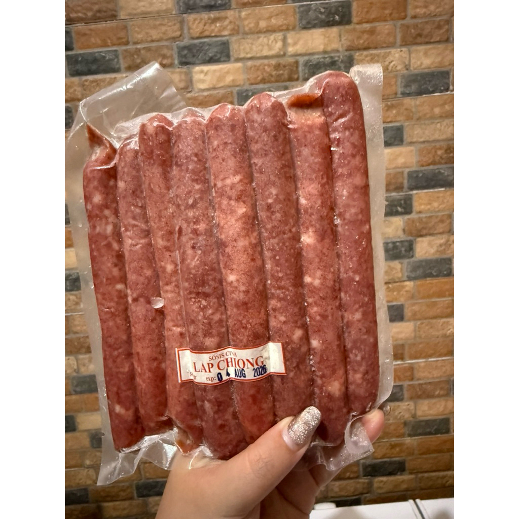 

pork lapcheong B/ Lapchiong Babi/ lapchiong B isi 500gr