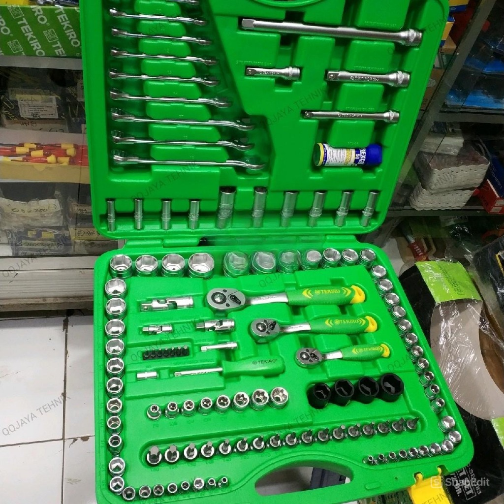 Kunci sok set 120 pcs  merek TEKIRO - Paket lengkap