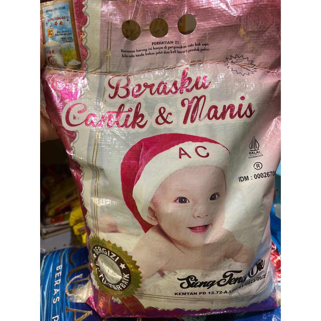 

beras cantik manis 5kg dari kilang padi cv.hariara