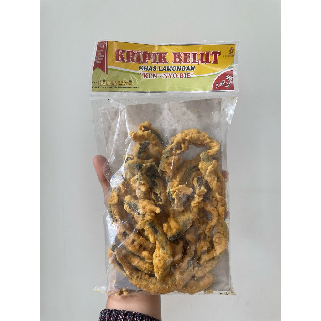 

kripik belut khas lamongan