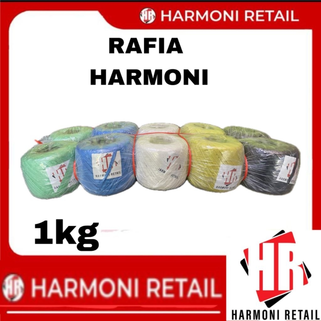 

TALI RAFIA 1KG HIJAU,BIRU,PUTIH,KUNING,HITAM