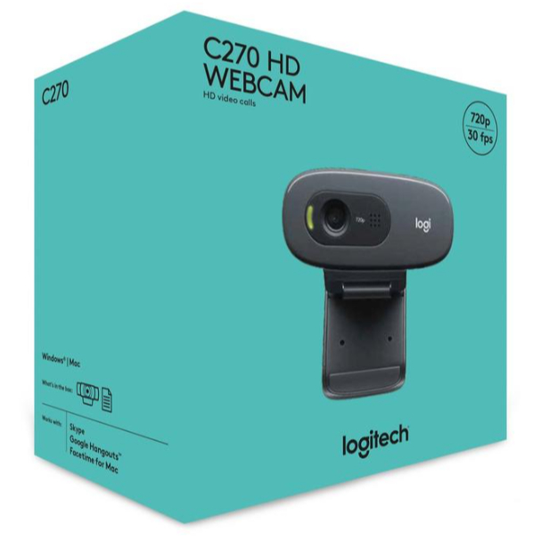 Logitech Webcam C270 HD Garansi Resmi Logitech Indonesia / Logitech Webcam
