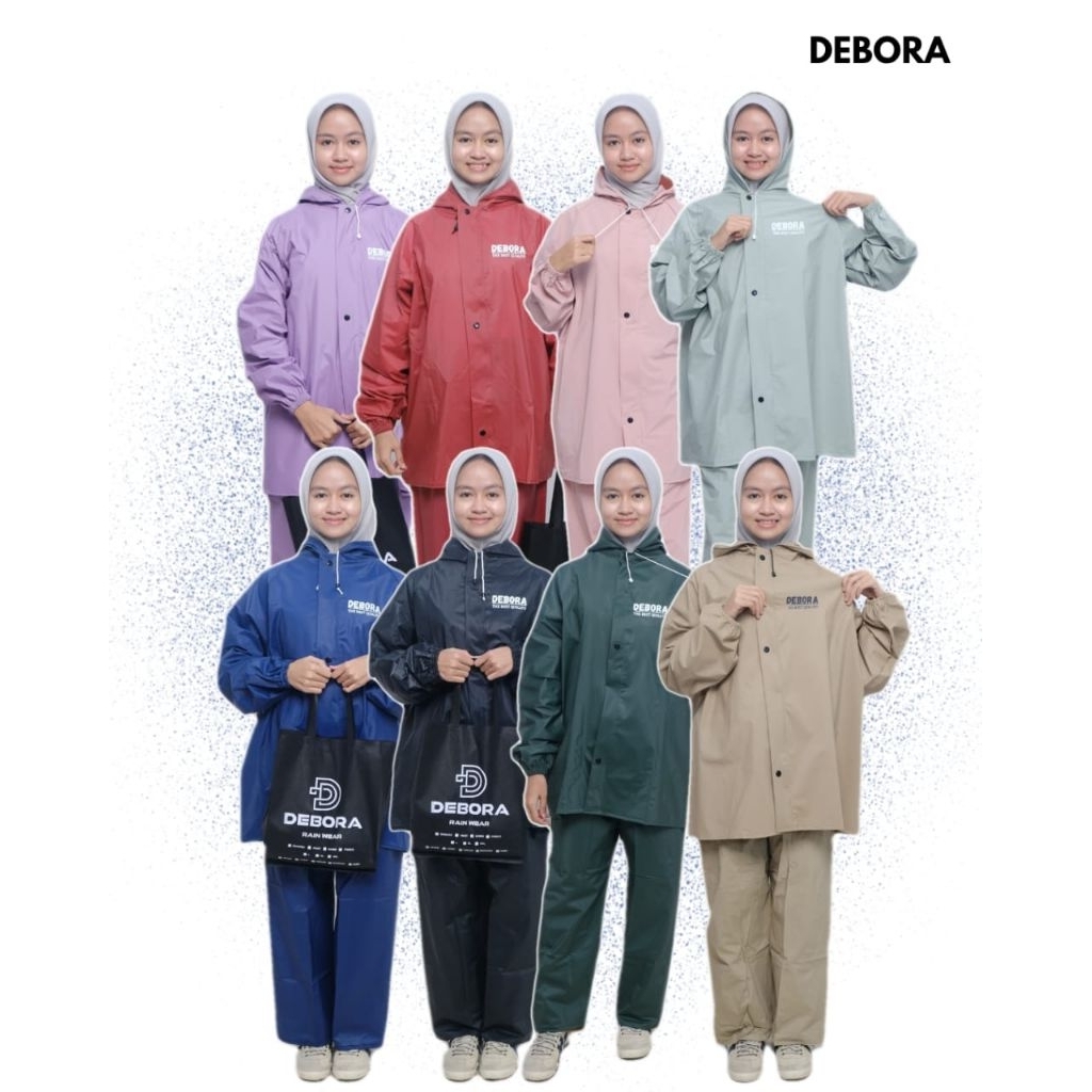 Jas Hujan Dewasa Jas Hujan Pria Mantol  Mantel Hujan Wanita Laki Laki Cowok Setelan Tebal Jumbo