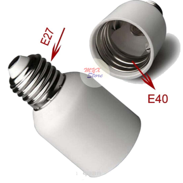 OSKA Fitting Lampu E27 Ke E40 Converter Adapter / Converter E27 To E40
