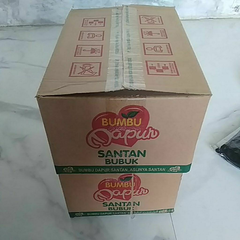 

1 KARTON 12 RENTENG SANTAN BUBUK BUMBU DAPUR 13 GR KARTONAN